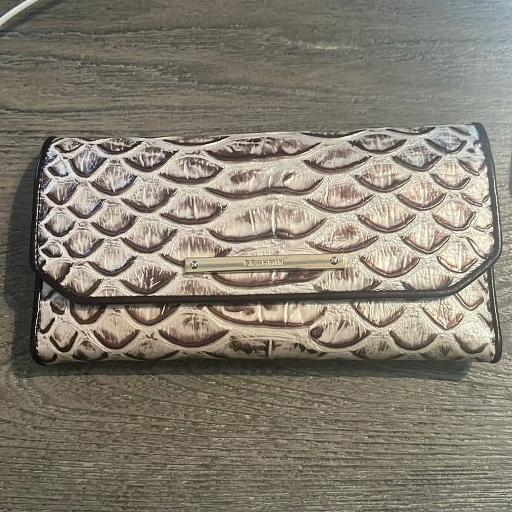 Brahmin Pearl Dragon Priscilla Satchel & Wallet - Picture 5 of 8